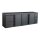 Combisteel Barkühltisch mit 3 Türen 2 Schubladen mit 698 Liter 2542x513x860mm