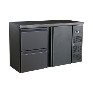 Gastro Bar Cooler mit 1 Tür und 2 Schubladen, Umluftkühlung