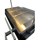 Combisteel Büfett-Theke für 3xGN3/1 aus Mahagoni/Edelstahl  1200x700x1400mm