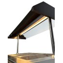 Combisteel Büfett-Theke für 3xGN1/1 aus Mahagoni/Edelstahl  1200x700x1400mm
