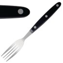 Olympia Steakgabeln mit schwarzem Griff (12 Stück)
