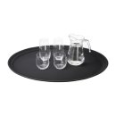 Olympia Kristallon Polypropylen Antirutsch Serviertablett oval 68,5cm
