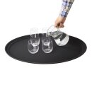 Olympia Kristallon Polypropylen Antirutsch Serviertablett oval 68,5cm