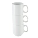 Olympia Whiteware stapelbare Becher 28,4cl (12 Stück)