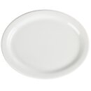 Olympia Whiteware ovale Servierteller 25cm (6 Stück)
