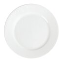 Olympia Whiteware Teller mit breitem Rand 20cm (12 Stück)