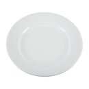 Olympia Whiteware Teller mit breitem Rand 20cm (12 Stück)