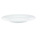 Olympia Whiteware Teller mit breitem Rand 20cm (12 Stück)