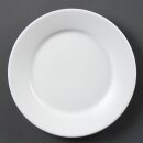 Olympia Whiteware Teller mit breitem Rand 23cm (12...