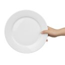 Olympia Whiteware Teller mit breitem Rand 25cm (12...