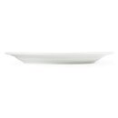 Olympia Whiteware Teller mit breitem Rand 25cm (12 Stück)