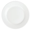Olympia Whiteware Teller mit breitem Rand 25cm (12 Stück)