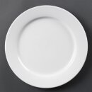 Olympia Whiteware Teller mit breitem Rand 28cm (6...
