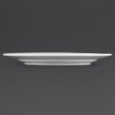 Olympia Whiteware Teller mit breitem Rand 31cm (6 Stück)