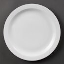 Olympia Whiteware Teller Mit Schmalem Rand 28Cm (6...