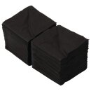 Cocktailservietten schwarz 25cm (2000 Stück)