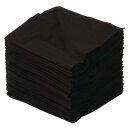 Cocktailservietten schwarz 25cm (2000 Stück)