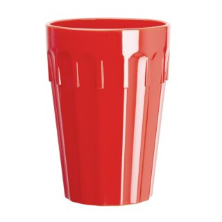 Olympia Kristallon Becher rot 26cl (12 Stück)