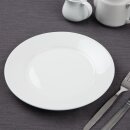 Olympia Athena runde Teller mit breitem Rand 25,4cm (12 Stück)