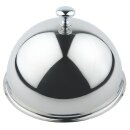 APS Tellerhaube aus Edelstahl - mit Griff, Ø 295 x...
