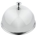 APS Tellerhaube aus Edelstahl - mit Griff, Ø 295 x...