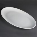 Olympia Whiteware tiefe ovale Schale 50cm