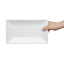 Olympia Whiteware rechteckige Servierteller 25 x 15cm (4 Stück)