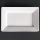 Olympia Lumina rechteckige Teller mit breitem Rand 20cm...