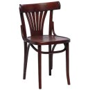 Fameg Bentwood Bistro Fan Back Side Chairs Nussbaum (2er...