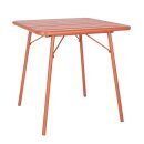 Bolero Terracotta Quadratischer Stahltisch - 700Mm