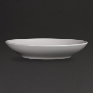 Olympia Whiteware tiefe runde Teller 26cm (6 Stück)