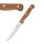 Olympia Steakmesser mit runder Spitze Holz,12 Stück
