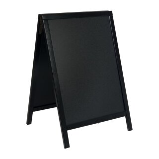 Securit Schwarzer Hölzerner kleiner Gehweg Kreide Tafel Schild
