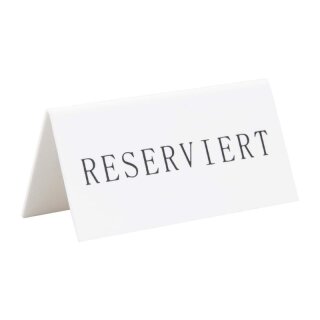 Securit Reserviert Tischständer Deutsch: Reserviert (5 Stück)