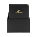 Securit Classic Lederset mit 20 Menükartenhaltern 4x...