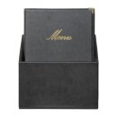 Securit Classic Lederset mit 20 Menükartenhaltern 4x A4 in 1er Box (inkl. 1 Doppeleinlage)