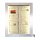 Securit Edelstahl LEDs 4xA4 Informationsdisplay (ohne Mast und Sockel)