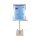 Securit Edelstahl LEDs 4xA4 Informationsdisplay (ohne Mast und Sockel)