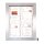 Securit Edelstahl LEDs 4xA4 Informationsdisplay (ohne Mast und Sockel)