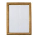 Securit Teak weiß LEDs Informationen 4xA4 Display...