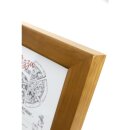 Securit Teak weiß LEDs Informationen 4xA4 Display (ohne Mast und Sockel)