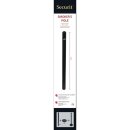 Securit Raucherpfosten und Sockel Schwarzer Edelstahl - 100cm Hoch