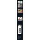Securit Raucherpfosten und Sockel Schwarzer Edelstahl - 100cm Hoch