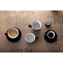 Olympia Cafe Espresso Untertasse Schwarz (12 Stück)