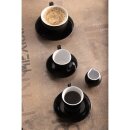 Olympia Cafe Espresso Untertasse Schwarz (12 Stück)