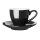 Olympia Cafe Espresso Untertasse Schwarz (12 Stück)