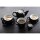 Olympia Cafe Aroma Becher Schwarz 230ml (6 Stück)