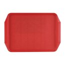 Roltex Serviertablett mit Griffen rot 43,5 x 30,5cm