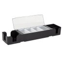 Bar-Organizer mit Beilagenbehälter
