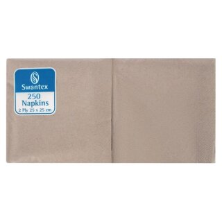 Kompostierbare Cocktailservietten braun 25cm